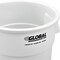 Global Industrial 55 Gallon Garbage Can, White 240464WH - alternate 4